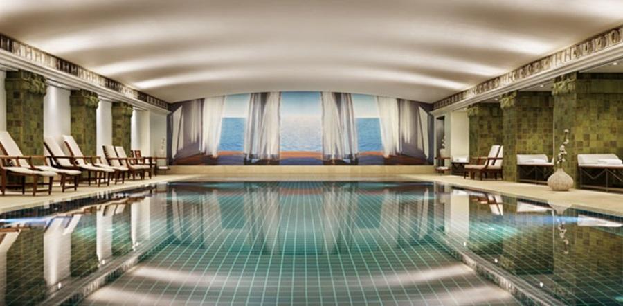 Conrad Hamburg Hotel Kültér fotó The pool at The Spa at The Landmark